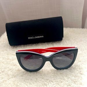Dolce & Gabbana polarized cat eye sunglasses